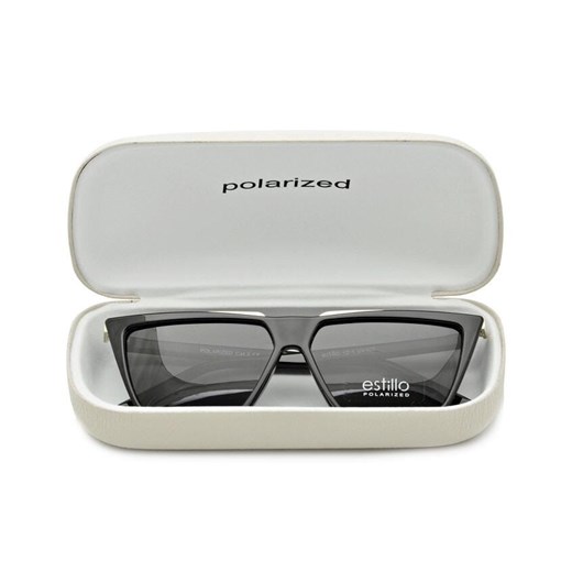 Twarde kremowe etui Futerał na okulary PolarZone ze sklepu Stylion w kategorii Etui - zdjęcie 185964650