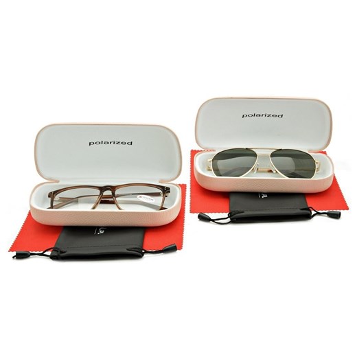 ZESTAW 6 PRODUKTÓW - 2x Etui na okulary jasno różowe + 2x Ściereczka z mikrofibry + 2x Pokrowiec ze sklepu Stylion w kategorii Etui - zdjęcie 185964812