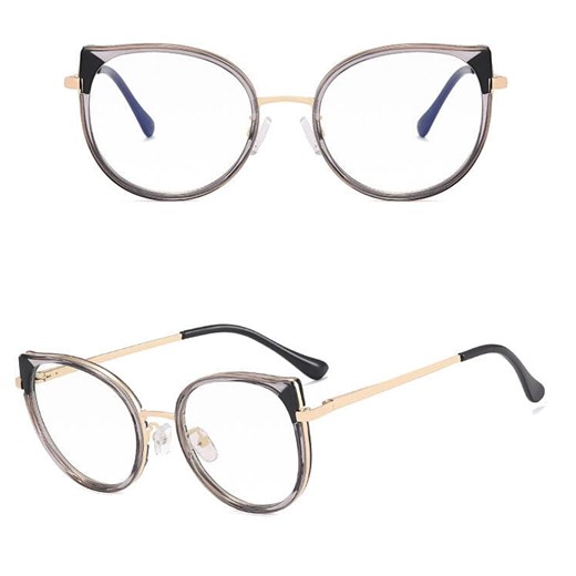 Damskie okulary zerówki do komputera BLUE LIGHT z flexami 25127F ze sklepu Stylion w kategorii Okulary zerówki damskie - zdjęcie 185964843