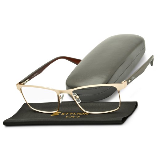 Plusy +3.50 Męskie okulary do czytania korekcyjne ST330A ze sklepu Stylion w kategorii Okulary korekcyjne męskie - zdjęcie 185964893