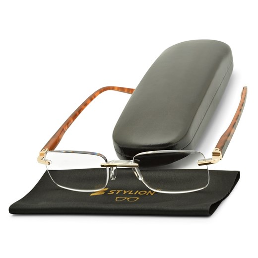 Plusy +2.50 okulary bezramkowe do czytania korekcyjne ST323AX ze sklepu Stylion w kategorii Okulary korekcyjne damskie - zdjęcie 185964930