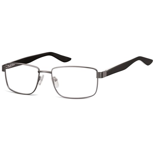 Oprawki korekcyjne zerówki okulary metalowe 885B grafitowe ze sklepu Stylion w kategorii Oprawki do okularów damskie - zdjęcie 185964954