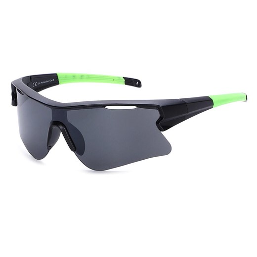 Sportowe okulary przeciwsłoneczne z filtrem UV400 Black/Green SVM-12B ze sklepu Stylion w kategorii Okulary przeciwsłoneczne męskie - zdjęcie 185965041