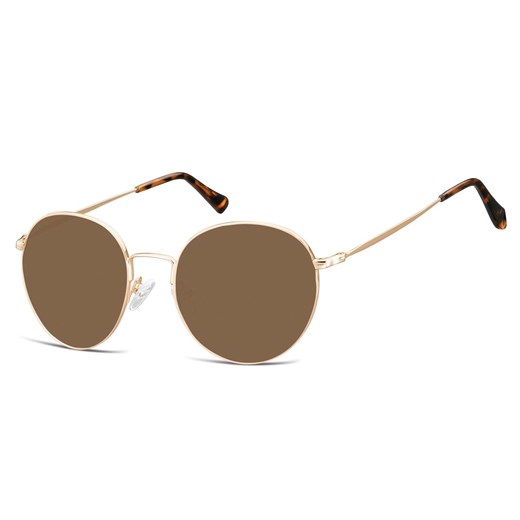 Okulary Lenonki Przeciwsłoneczne SUNOPTIC SB-915B złoto-brązowe ze sklepu Stylion w kategorii Okulary przeciwsłoneczne damskie - zdjęcie 185965052