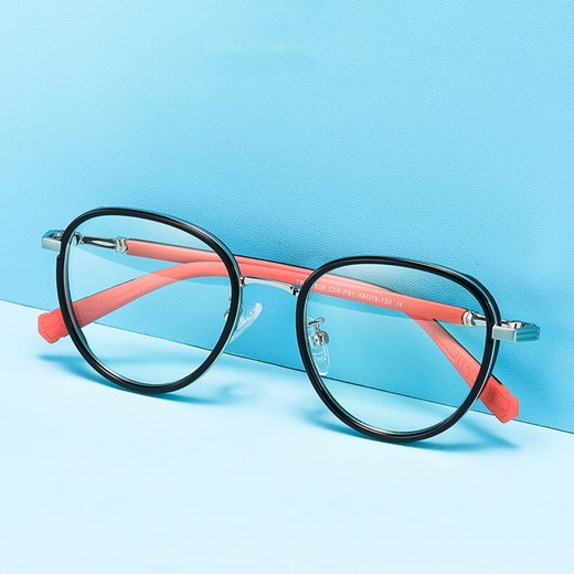 Okulary dla dzieci zerówki do komputera Blue Light SKJ-30A czarne - id: 8511 - marki Stylion - 185965273 Okulary dla dzieci zerówki do komputera Blue Light SKJ-30A czarne ze sklepu Stylion w kategorii Akcesoria dziecięce - zdjęcie 185965273