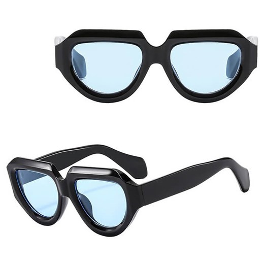 Okulary przeciwsłoneczne z filtrem UV400 STL26D czarne + akcesoria ze sklepu Stylion w kategorii Okulary przeciwsłoneczne damskie - zdjęcie 185965331