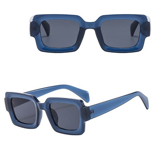 Okulary przeciwsłoneczne z filtrem UV400 STL40B niebieskie + akcesoria ze sklepu Stylion w kategorii Okulary przeciwsłoneczne damskie - zdjęcie 185965370