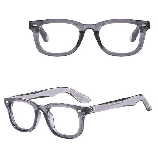Okulary Nerdy zerówki do komputera z filtrem BLUE LIGHT STL44F szare transparentne + akcesoria ze sklepu Stylion w kategorii Okulary zerówki damskie - zdjęcie 185965390
