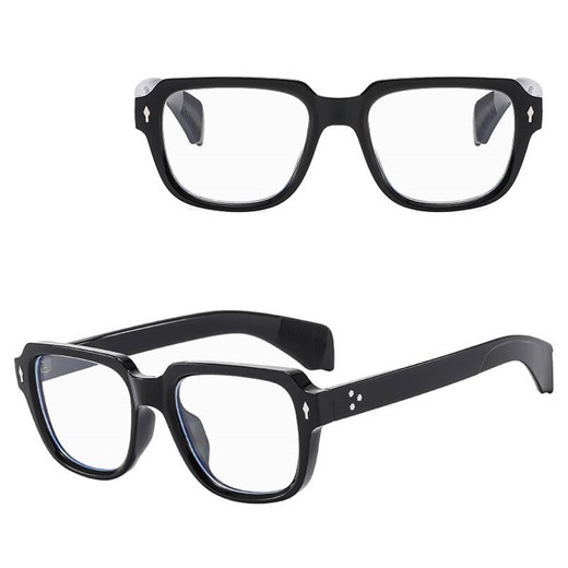 Okulary zerówki do komputera z filtrem BLUE LIGHT STL27E czarne + akcesoria ze sklepu Stylion w kategorii Okulary zerówki damskie - zdjęcie 185965423