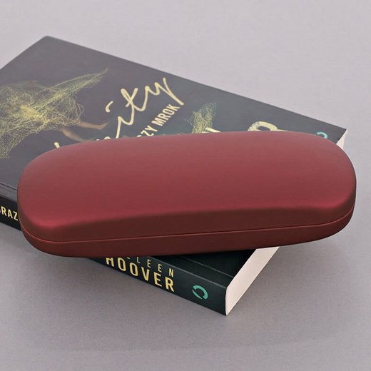 Etui na okulary Futerał STHC-13E bordowe ze sklepu Stylion w kategorii Zegarki - zdjęcie 185965522