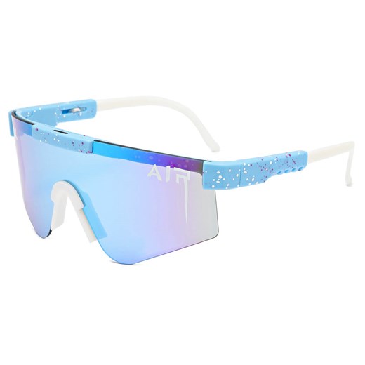 Sportowe okulary przeciwsłoneczne ST-MAX8 niebieski/biały ze sklepu Stylion w kategorii Okulary przeciwsłoneczne damskie - zdjęcie 185965600