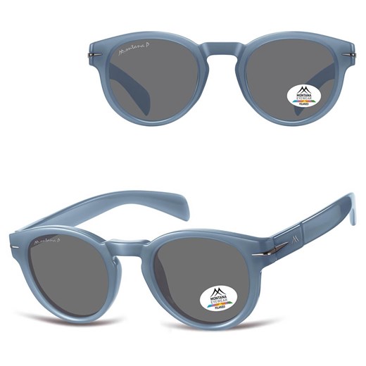 Niebieskie lenonki okulary przeciwsłoneczne z polaryzacją MP188D ze sklepu Stylion w kategorii Okulary przeciwsłoneczne męskie - zdjęcie 185965722