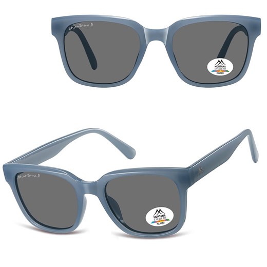Prostokątne okulary przeciwsłoneczne z polaryzacją MP54D Błękitna Szarość ze sklepu Stylion w kategorii Okulary przeciwsłoneczne damskie - zdjęcie 185965803
