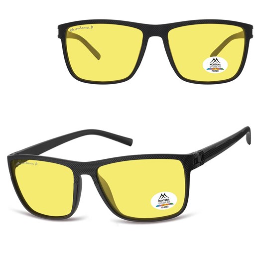 Rozjaśniające żółte okulary z polaryzacją do jazdy nocą MP198D ze sklepu Stylion w kategorii Okulary przeciwsłoneczne męskie - zdjęcie 185965810