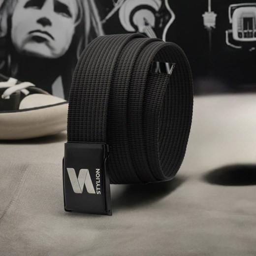 Pasek parciany STYLION czarny - ST-07 ze sklepu Stylion w kategorii Zegarki - zdjęcie 185965871