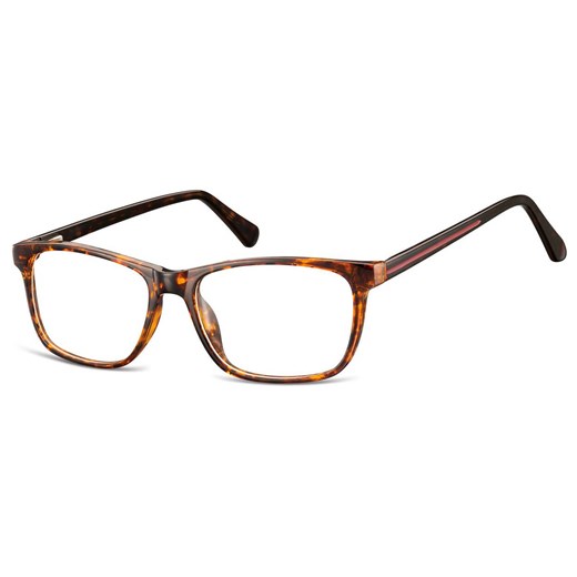Okulary zerówki acetatowe oprawki korekcyjne prostokątne AC399C panterka/szylkret ze sklepu Stylion w kategorii Oprawki do okularów damskie - zdjęcie 185966094