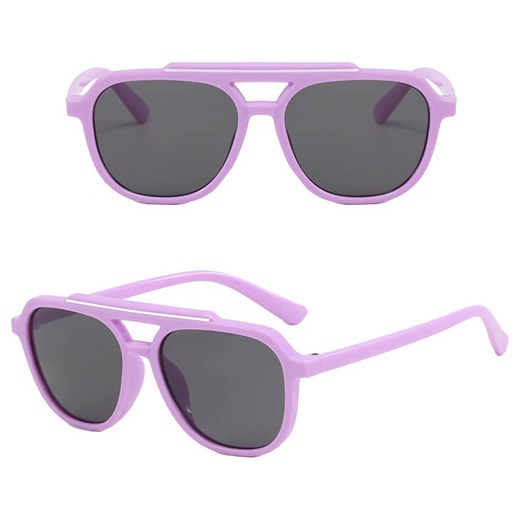 Okulary przeciwsłoneczne pilotki dla dzieci STKD-04D fioletowe - id: 9433 - marki Stylion - 185966134 Okulary przeciwsłoneczne pilotki dla dzieci STKD-04D fioletowe ze sklepu Stylion w kategorii Okulary przeciwsłoneczne męskie - zdjęcie 185966134