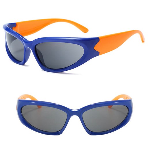 Okulary przeciwsłoneczne dla dzieci STKD-06F niebiesko-pomarańczowe - id: 9442 - marki Stylion - 185966143 Okulary przeciwsłoneczne dla dzieci STKD-06F niebiesko-pomarańczowe ze sklepu Stylion w kategorii Okulary przeciwsłoneczne dziecięce - zdjęcie 185966143