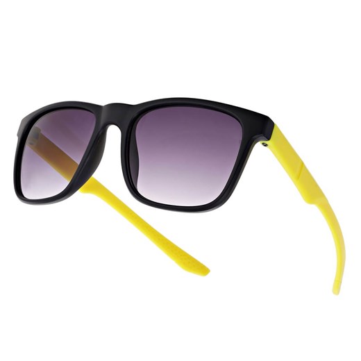 Okulary przeciwsłoneczne dla dzieci STKD-08 czarne/żółte ze sklepu Stylion w kategorii Okulary zerówki męskie - zdjęcie 185966163