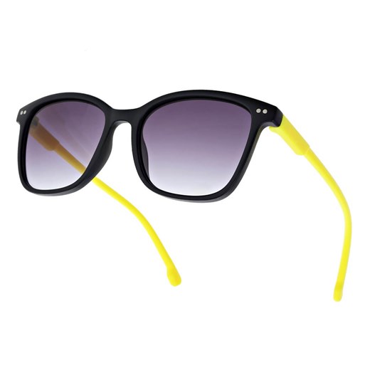Okulary przeciwsłoneczne dla dzieci STKD-07 czarne/żółte ze sklepu Stylion w kategorii Okulary zerówki męskie - zdjęcie 185966170