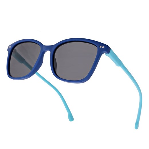 Okulary przeciwsłoneczne dla dzieci STKD-07A granat/błękit ze sklepu Stylion w kategorii Okulary zerówki męskie - zdjęcie 185966171