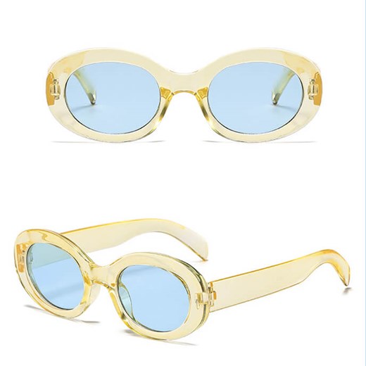 Okulary przeciwsłoneczne dla dziewczynki owalne STKD-02G żółte - id: 9480 - marki Stylion - 185966184 Okulary przeciwsłoneczne dla dziewczynki owalne STKD-02G żółte ze sklepu Stylion w kategorii Okulary przeciwsłoneczne dziecięce - zdjęcie 185966184