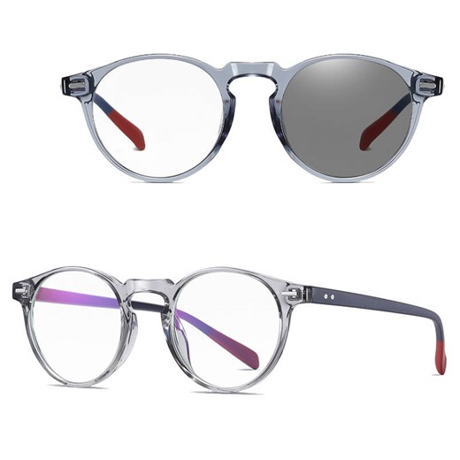 2w1 Okulary Lenonki do komputera BLUE LIGHT i przeciwsłoneczne FOTOCHROMOWE 2599B ze sklepu Stylion w kategorii Okulary zerówki damskie - zdjęcie 185966263