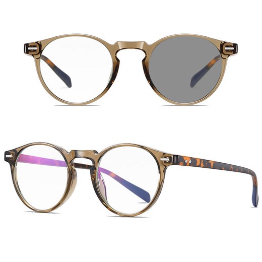 2w1 Okulary Lenonki do komputera BLUE LIGHT i przeciwsłoneczne FOTOCHROMOWE 2599D ze sklepu Stylion w kategorii Okulary zerówki damskie - zdjęcie 185966264