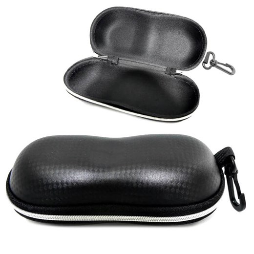 Etui na zamek na okulary carbon z karabińczykiem ET-106 ze sklepu Stylion w kategorii Etui - zdjęcie 185966293