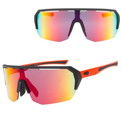 Okulary przeciwsłoneczne sportowe GOG E522-2 czarny/pomarańczowy ze sklepu Stylion w kategorii Okulary przeciwsłoneczne damskie - zdjęcie 185966310