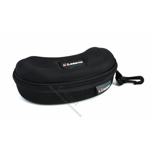 Etui futerał na okulary na zamek LOZANO czarny ze sklepu Stylion w kategorii Okulary przeciwsłoneczne damskie - zdjęcie 185966420
