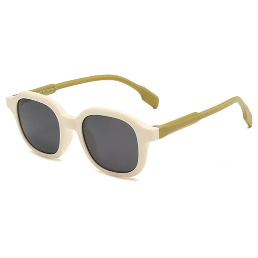 Dziecięce 4-7 lat gumowe okulary przeciwsłoneczne polaryzacyjne POL-JR-56E krem/oliwka - id: 9837 - marki Stylion - 185966501 Dziecięce 4-7 lat gumowe okulary przeciwsłoneczne polaryzacyjne POL-JR-56E krem/oliwka ze sklepu Stylion w kategorii Okulary przeciwsłoneczne dziecięce - zdjęcie 185966501