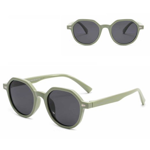 Dziecięce 5-8 lat gumowe okulary przeciwsłoneczne polaryzacyjne POL-JR-58C pistacjowe ze sklepu Stylion w kategorii Okulary przeciwsłoneczne dziecięce - zdjęcie 185966521