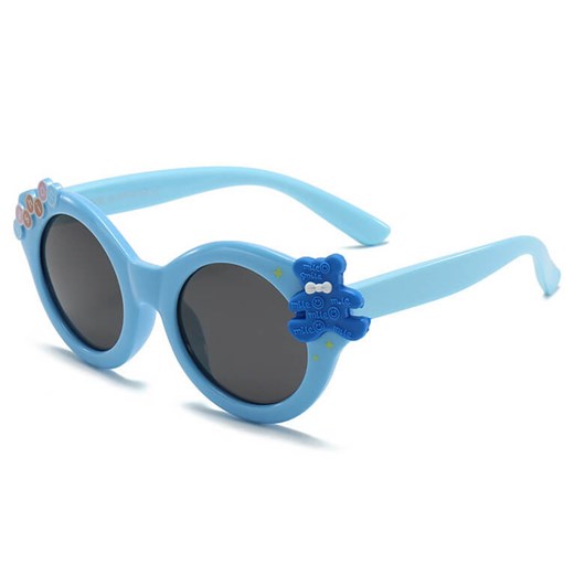 Dziecięce 3-6 lat gumowe okulary przeciwsłoneczne polaryzacyjne POL-JR-68A niebieskie - id: 9944 - marki Stylion - 185966602 Dziecięce 3-6 lat gumowe okulary przeciwsłoneczne polaryzacyjne POL-JR-68A niebieskie ze sklepu Stylion w kategorii Okulary przeciwsłoneczne dziecięce - zdjęcie 185966602