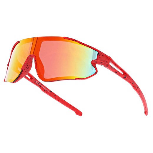 Dziecięce 8-13 lat sportowe okulary przeciwsłoneczne SVMK-20D czerwone ze sklepu Stylion w kategorii Okulary przeciwsłoneczne męskie - zdjęcie 185966610