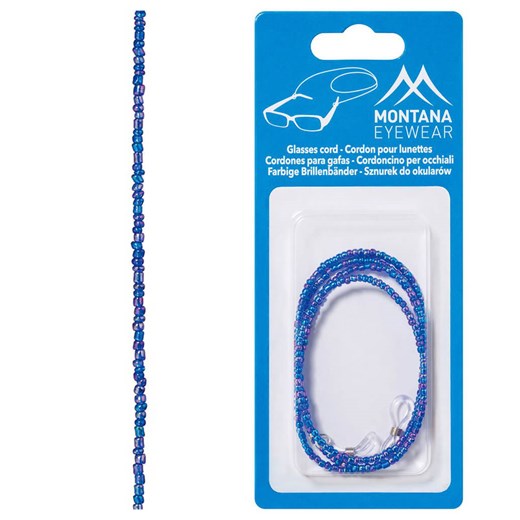 Łańcuszek do okularów – Niebieski z koralikami BC9 ze sklepu Stylion w kategorii Zegarki - zdjęcie 185966684