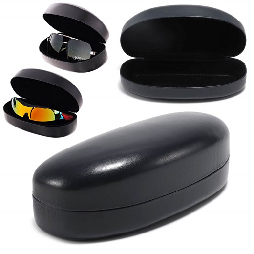Duże czarne etui na okulary ET-BIG-CZ ze sklepu Stylion w kategorii Etui - zdjęcie 185966854