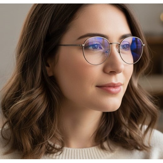 Okulary do czytania Plusy moc: +2.00 z Filtrem Niebieskim do komputera HBLF54 ze sklepu Stylion w kategorii Okulary korekcyjne damskie - zdjęcie 185966931