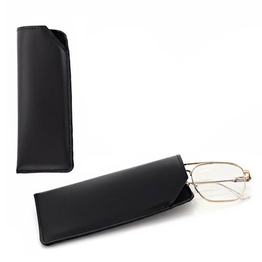 Pokrowiec na okulary w wersji wsuwanej ET-136 czarny ze sklepu Stylion w kategorii Etui - zdjęcie 185966933