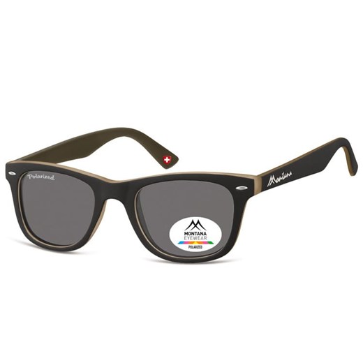 Okulary nerdy Montana MP41D beżowe polaryzacyjne ze sklepu Stylion w kategorii Okulary przeciwsłoneczne damskie - zdjęcie 185966980