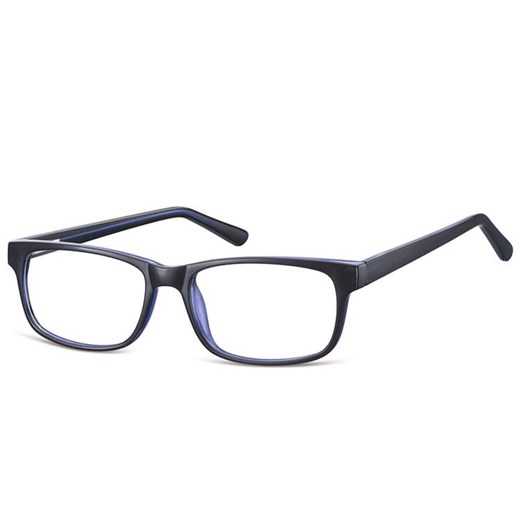 Okulary Zerówki klasyczne oprawki Sunoptic CP154D czarno-granatowe ze sklepu Stylion w kategorii Okulary korekcyjne męskie - zdjęcie 185967031