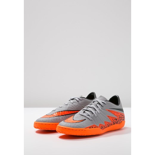 Nike Performance HYPERVENOM PHELON II IC Halówki wolf grey/total orange/black zalando  nadruki