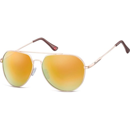Okulary przeciwsłoneczne pilotki Montana MS90D lustrzanki gold/yellow ze sklepu Stylion w kategorii Okulary przeciwsłoneczne damskie - zdjęcie 185967263
