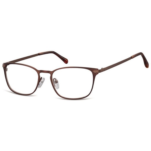 Oprawki okularowe kocie oczy damskie stalowe Sunoptic 991D brazowe ze sklepu Stylion w kategorii Okulary przeciwsłoneczne męskie - zdjęcie 185967334