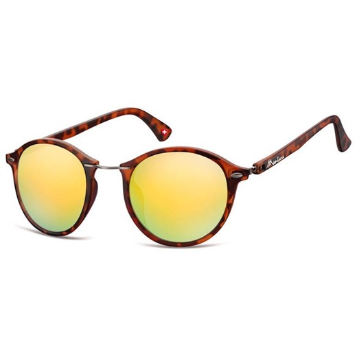Okragle okulary przeciwsloneczne lustrzanki MS22B ze sklepu Stylion w kategorii Okulary przeciwsłoneczne męskie - zdjęcie 185967370
