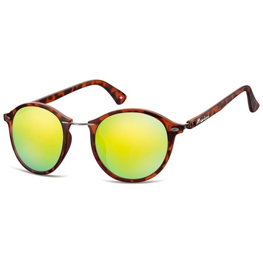 Okragle okulary przeciwsloneczne lustrzanki MS22C ze sklepu Stylion w kategorii Okulary przeciwsłoneczne męskie - zdjęcie 185967371