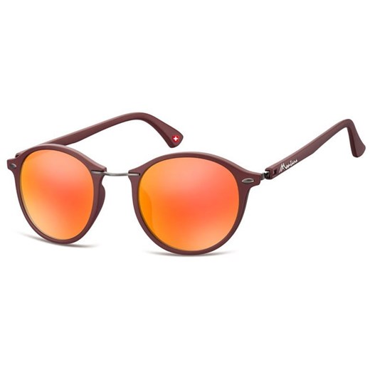 Okragle okulary przeciwsloneczne lustrzanki MS22F ze sklepu Stylion w kategorii Okulary przeciwsłoneczne męskie - zdjęcie 185967374