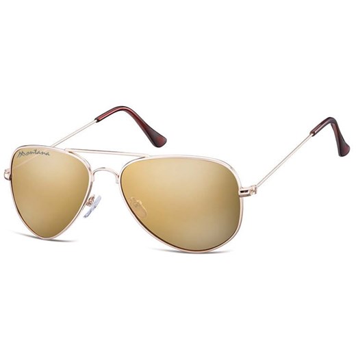 Zlote Pilotki okulary lustrzane aviator MS94B - id: 2297 - marki Montana - 185967391 Zlote Pilotki okulary lustrzane aviator MS94B ze sklepu Stylion w kategorii Okulary przeciwsłoneczne męskie - zdjęcie 185967391