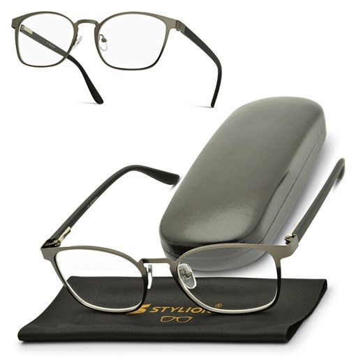 Plusy +3.50 Okulary prostokątne do czytania teleskopy FLEX ST328 ze sklepu Stylion w kategorii Okulary korekcyjne damskie - zdjęcie 185967450