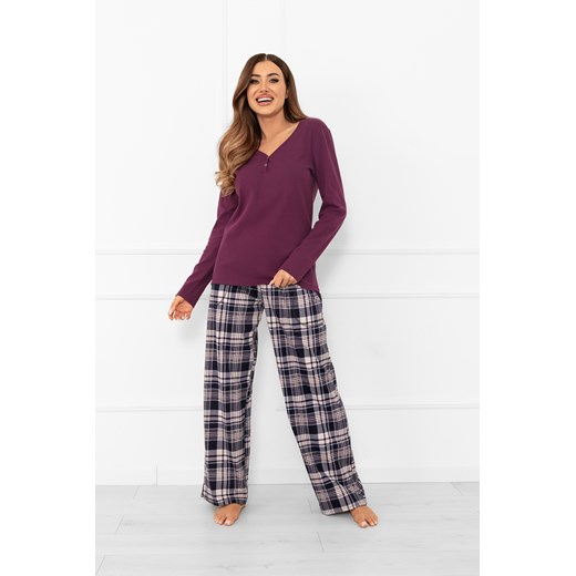 Piżama damska długi rękaw, długie spodnie Donatella Italian Fashion XXL italianfashion